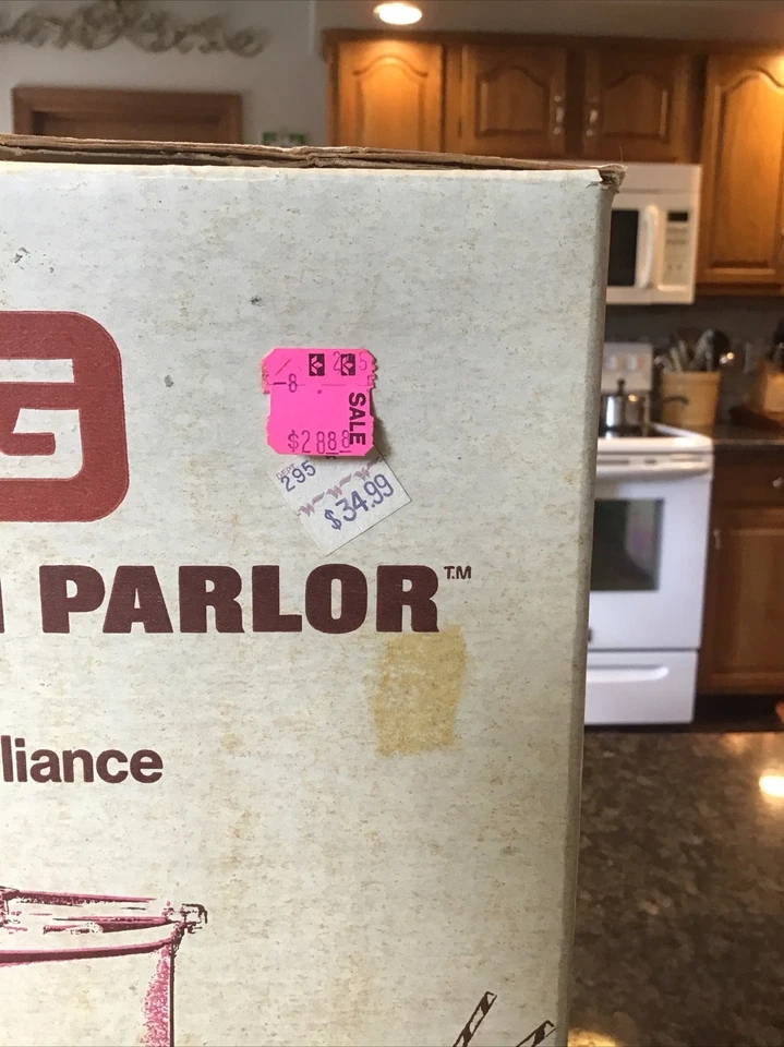 Máquina de Heladería Waring CF520-1 Blanca De Colección Probada COMO NUEVA EN CAJA JAPÓN Foto 4 de 4