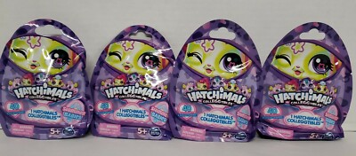 Hatchimals CollEGGtibles SHIMMER BABIES Lot of 4 Bags - NEW SEALED! Mystery Bags