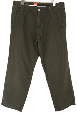 HUGO BOSS Rona Hose Herren EU 52 Regular Fit Zip Fly Dunkelbraun