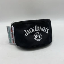 Jack Daniels No 7 Old Skool 3 Beer Fanny Pack Belt Bag Cooler Black Fydeuty