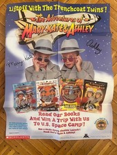 Vintage! Mary-Kate And Ashley Trenchoat Twins Poster!