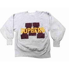 Vintage University Of Minnesota Champion Reverse Weave Pullover Sweatshirt - L