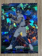 2024 Panini Prizm - Fireworks Green Ice Prizm #4 Will Levis SSP!