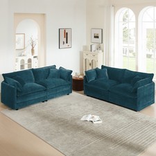 2 - Piece Living Room Set , 2 Pieces Upholstered Loveseat and Couch for Home O