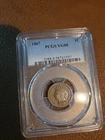 1867 Indian Head Penny Pcgs VG08