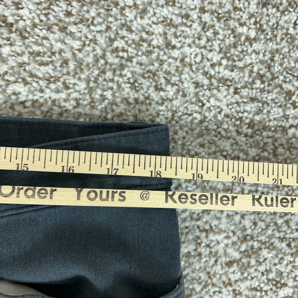 Pantalones de mezclilla elásticos calce ajustado gris viajero 36x34 Banana Republic para hombre Foto 4 de 4