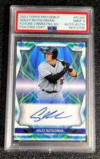 PSA 9 MINT 2021 ADLEY RUTSCHMAN TOPPS PRO DEBUT AUTO SP /40 CORNERSTONES G6019