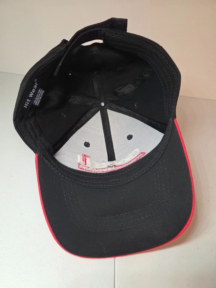 Case IH Agricultura Racine Plant Tour Granja Sombrero Gorra Negro Adulto Correa Ajustable NUEVO Foto 2 de 4