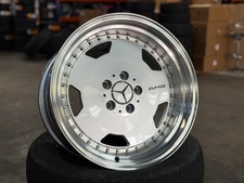 New 17x8 17x9.5 Mercedes Aero Classic Design Silver 4 Wheel 5x112 R129 R107