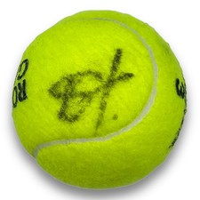 ONS JABEUR SIGNED WILSON 3 ROLAND GARROS TENNIS BALL (ACG CERT)