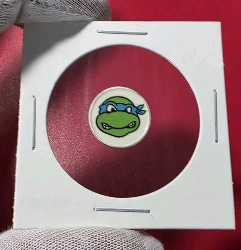 Teenage Mutant Ninja Turtles Leonardo - 1 Gram .999 Fine Silver Colorized Round