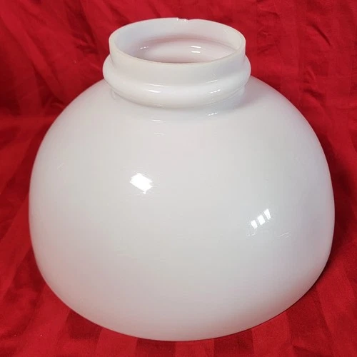 10" Vintage Diffuser Torchiere Milk Glass Waffle Lamp Shade 3" Fitter - Rayo?