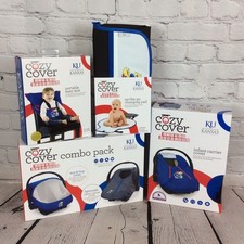 NCAA Kansas Jayhawks  Baby Shower Gift Set  Easy Seat Carrier Covers Changing Pad