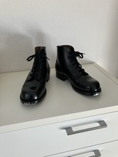 Fr&uuml;he Bundeswehr Kampfstiefel Kn&ouml;chelschuhe 41/6 Top Zustand von 1965 Depotware!