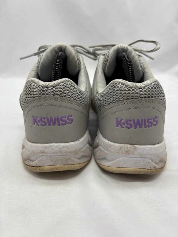 Zapatos de tenis para mujer K-Swiss gris púrpura talla EE. UU. 9,5 UK 7,5 95366-470-M BAJOS Foto 4 de 4
