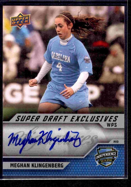 2011 Upper Deck WPS Super Draft Signatures Meghan Klingenberg Autograph