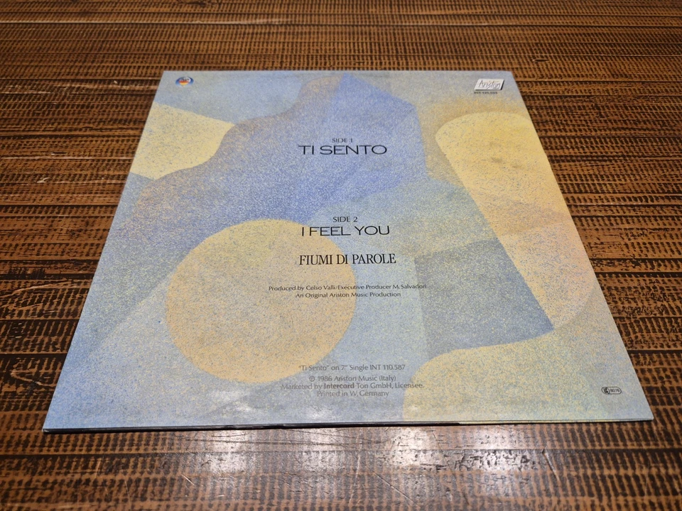 Maxi Single Vinyl Matia Bazar Ti Sento Blow Up - Bild 2 von 2