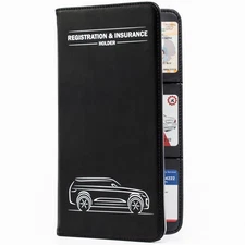 CANOPUS Car Registration & Insurance Holder, Vehicle Glove Box Organizer and ...