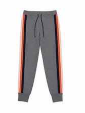 Sundry Stripe Jogger Sweatpants Gray Pink Orange Navy Size 1