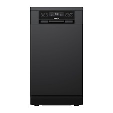 HYE Slimline Dishwasher Freestanding 45cm 9 Place Settings, Black - DW0109PB13