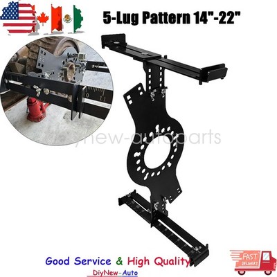 Fit For Measuring Mockup 5-Lug Pattern 14''-22'' Wheel Fitment Simulator Tool Tire