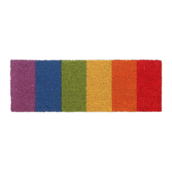 FußMatte KokosfußMatte TüRvorleger Schuhabtreter Schmutzfangmatte Bunt TüRmatte-image