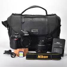 Nikon D3200 DSLR Camera 24.2MP w/ 18-55mm VR II Lens 7584 Clicks 64GB SD Card