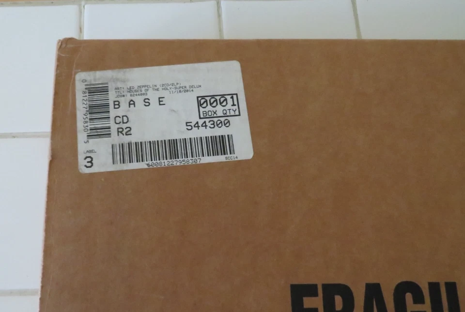 Led Zeppelin Houses of the Holy Super Deluxe Box Set 2014 Numbered Art - Image 4 of 4