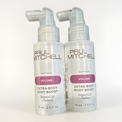 2x Paul Mitchell Volume Extra-Body Boost 2.5 Oz Spray for Fine Hair Travel