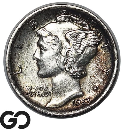 1923 Mercury Dime, Nice Choice Uncirculated++ Better Date