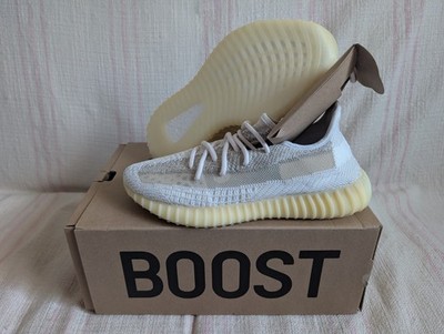 Adidas Yeezy Boost 350 V2 Natural Shoes Cream Sneakers FZ5246 Men's Size 9