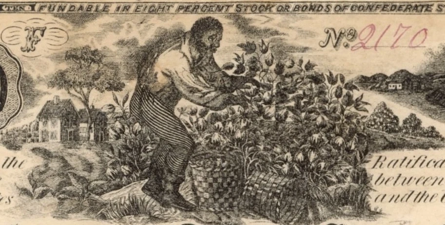 1861 $10 Confederate Currency CT-29 . Counterfeit. PMG 40. - Image 2 of 3