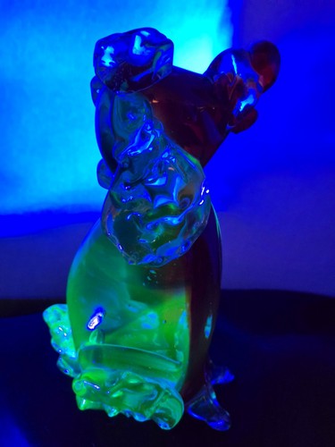 Mid-Century Vintage Hand Blown Murano Glass Art Poodle-IT GLOWS!! - Picture 14 of 14