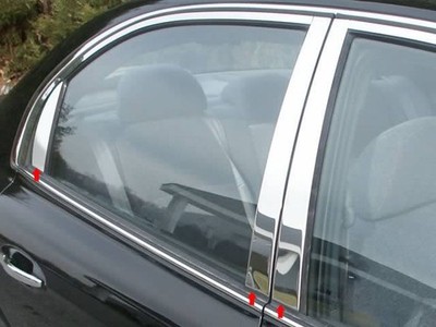 QAA Fits Kia Optima 2001-2006 6 Pc SS Pillar Post Trim | PP24806