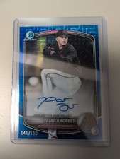 2025 Bowman Draft - Mega Box Chrome Prospect Autographs Patrick Forbes.. 048/150