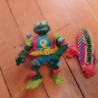 Vintage TMNT Sewer Surfin Mike Teenage Mutant Ninja Turtles 100% Complete
