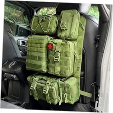 MAIKER Tactical Car Seat Back Organizer, Upgrade Tactical Vehicle Army green