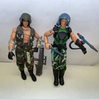 Vintage Hasbro 1999 1:6 Scale Lot Of 2 GI JOE vs Cobra Action Figures / Duke