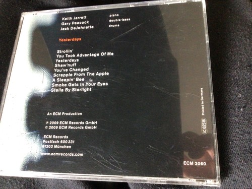 Keith Jarrett Trio feat. Peacock/DeJohnette - Yesterdays - Bild 2 von 2