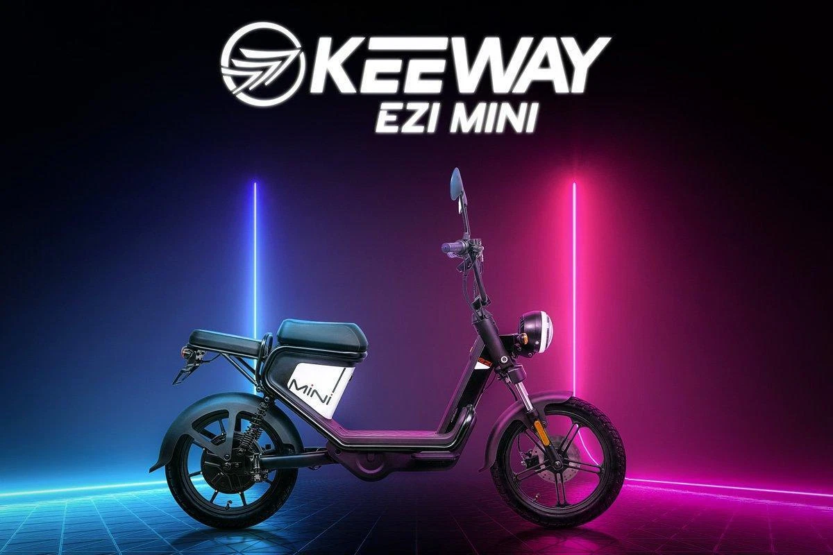 Keeway E Zi Mini 50cc Moped Scooter Road Legal Electric eBay