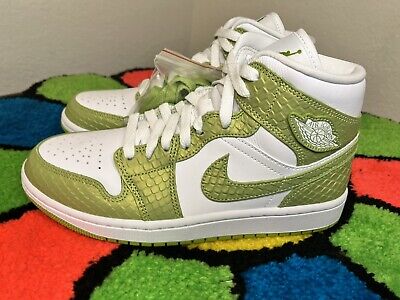 113 Custom - IetpShops  Supreme Louis Vuitton Jordan full 1 Mid Green  Python WDV2959 - AIR Wit-Varsity JORDAN