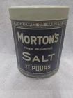 Vintage Morton's Salt When It Rains It Pours Tin Container 1985 Bristol Ware