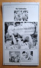  Detroit Red Wings' 1996-97 Stanley Cup Celebration RARE Printing plate 6-09-97 