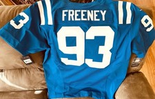 Dwight Freeney Indianapolis Colts 2012 LAST SEASON Nike Elite game model jersey