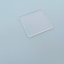 Square Watch Crystal Mineral Glass Polished Edges 0.8mm to 1.0mm Thickness