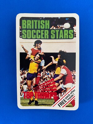 British Soccer Stars Top Trumps 1979 Pick Your Own Vintage Football Trump Card