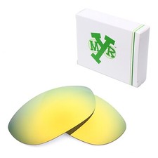 hdhut POLARIZED Replacement Lenses for-Oakley Monster Dog Sunglasses 24K Gold