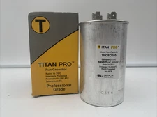 Titan Pro TRCFD555 55+5 MFD 440 370V Round Motor Run Capacitor