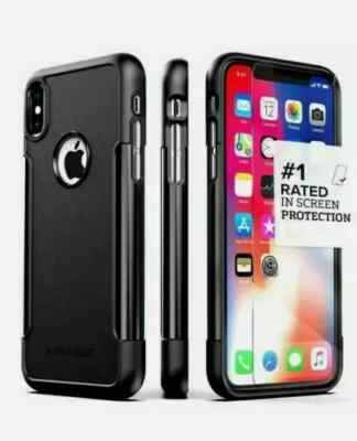 SaharaCase SHRDAIXBK DBulk Series Protective Kit for iPhone X (Black)
