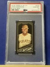 Josh Harrison - 2018 Topps Allen & Ginter X Black Mini   PSA 10